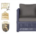 Ver imagem 4 de Mesa e 1 Poltrona Madri Corda Náutica Estofado 11 Trama Azul