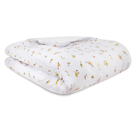 Edredom Berço Mini Cama Infantil 100% Algodão Percal 200 Fios Moderninhos:safari