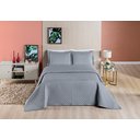 Ver imagem 5 de cobre leito casal padrão matelado dupla face micropercal 200fios estampado prata