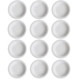 Conjunto 12 Pratos Fundos de Porcelana 21,5cm Classe Única Iguaçu Germer Branco - 6