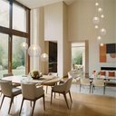 Ver imagem 7 de Conjunto Lustres para Sala de Estar e Sala de Jantar Mix - Ac. Cristal