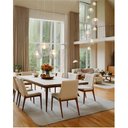 Ver imagem 1 de Conjunto Lustres para Sala de Estar e Sala de Jantar Mix - Ac. Cristal
