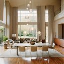 Ver imagem 5 de Conjunto Lustres para Sala de Estar e Sala de Jantar Mix - Ac. Cristal
