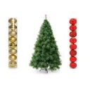Ver imagem 1 de Arvore de Natal Pinheiro 1,2 Metros 90 Galhos com Enfeites