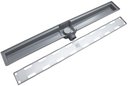 Ver imagem 2 de Ralo Linear Oculto Sifonado de Aluminio 7x70 Saida Lateral
