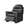 Poltrona do Papai Retrátil e Reclinável - Corino Preto - 3