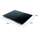 Ver imagem 5 de Cooktop de Indução Embutir Hq 4 Bocas Painel Touch Free Zone Preto 7000w Hq-ide7004fz 220v