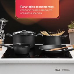 Cooktop de Indução Embutir Hq 4 Bocas Painel Touch Free Zone Preto 7000w Hq-ide7004fz 220v - 10
