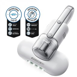Aspirador de Pó Antiácaro WAP Mite Cleaner UV 3 em 1 com Lâmpada Ultravioleta 127V Branco - 12