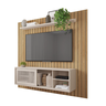 Painel Ripado Para TV Cannes Buriti Off White - 5