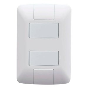 Conjunto 4x2 2 Interruptor Simples Tramontina Aria 6 a 250v