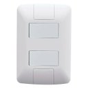 Ver imagem 1 de Conjunto 4x2 2 Interruptor Simples Tramontina Aria 6 a 250v