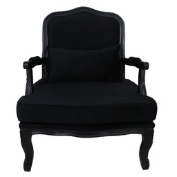 Kit 2 Poltronas Clássica King Entalhada Capitonê Preto Soberati Poltrona Clássica King Entalhada Cap - 3