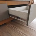 Ver imagem 5 de Guarda Roupa Casal 6 Portas 4 Gavetas com Apliques Ripados Riade