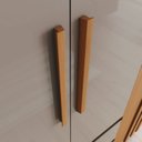 Ver imagem 6 de Guarda Roupa Casal 6 Portas 4 Gavetas com Apliques Ripados Riade
