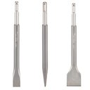 Ver imagem 1 de Conjunto de Ponteiro e Talhadeira Sds Plus com 3 Peças - D-71314 - Makita Conj. Ponteiro e Talhadeir