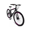 Ver imagem 2 de Bicicleta Mountain Bike Velox Aro 29 Freio Disco 21v Ello Cor:preto/rosa