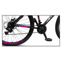 Ver imagem 3 de Bicicleta Mountain Bike Velox Aro 29 Freio Disco 21v Ello Cor:preto/rosa