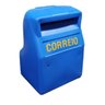 Caixa de Correspondencia Reforçada Grade - Azul - 1