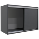 Ver imagem 5 de Armário Aéreo Multiuso 70cm 2 Portas de Correr 100% Mdf Cor:cinza