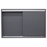 Armário Aéreo Multiuso 70cm 2 Portas de Correr 100% Mdf Cor:cinza - 4