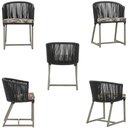 Ver imagem 5 de Mesa com 4 Cadeiras e Noronha Estofado 6 Trama Original Preto