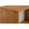 CÔMODA AMARELA DE MADEIRA MACIÇA 3 GAVETAS SIDERAL NÓZES E AMARELO 90X40X79,5CM - 5