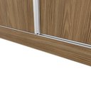 Ver imagem 5 de Guarda-roupa Casal 100% Mdf Kappesberg 3 Portas de Correr 8 Gavetas