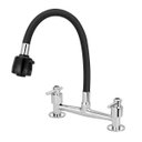 Ver imagem 1 de Torneira Misturador Gourmet Flexível Preto Cozinha Mesa 1/4v
