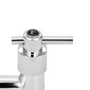 Ver imagem 5 de Torneira Misturador Gourmet Flexível Preto Cozinha Mesa 1/4v