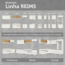 Ver imagem 3 de Armário de Cozinha Completa 250cm Branco Reims Madesa 10