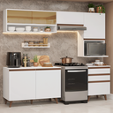 Ver imagem 1 de Armário de Cozinha Completa 250cm Branco Reims Madesa 10