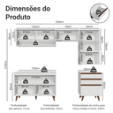 Ver imagem 5 de Armário de Cozinha Completa 250cm Branco Reims Madesa 10