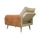 Ver imagem 6 de Poltrona Inglaterra com Puff Linho - Harpia Decor