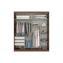 Ver imagem 3 de Guarda Roupa 2 Portas de Correr (1 C- Espelho) e 3 Gavetas Verg Branco - Henn