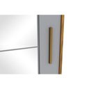 Ver imagem 4 de Guarda Roupa 2 Portas de Correr (1 C- Espelho) e 3 Gavetas Verg Branco - Henn