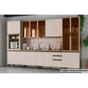 Ver imagem 1 de Kit de Cozinha Completa 9 Peças Connect (3aéreos+2balcões+2paneleiros+2complementos) C6p09 Duna/