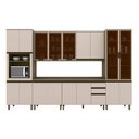 Ver imagem 2 de Kit de Cozinha Completa 9 Peças Connect (3aéreos+2balcões+2paneleiros+2complementos) C6p09 Duna/