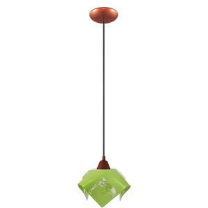 Pendente Moderno Quarto Infantil Papoula Golfinho Verde