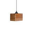 Ver imagem 3 de Kit Com 3 Luminarias Minimalista Cannes De Teto 14cmx10cm Em Madeira Nobre