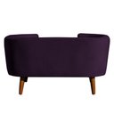Ver imagem 5 de Cama para Cachorro Pet Sofá Gato Pé Palito Caminha Confortável com Almofada Veludo Roxo