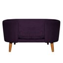 Ver imagem 3 de Cama para Cachorro Pet Sofá Gato Pé Palito Caminha Confortável com Almofada Veludo Roxo