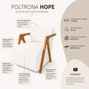Ver imagem 4 de Kit 2 Poltronas Hope Estofadas em Bouclé Branco