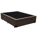Ver imagem 2 de Cama Box Baú Viúva Sereneprime Sintético Marrom 128x188x44