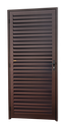 Ver imagem 1 de Porta Veneziana Alumínio 86 Dir Marrom Corten Brimak