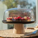 Ver imagem 2 de Conjunto 2 Boleiras Porta Bolos Tortas 25cm com Tampa e Pé