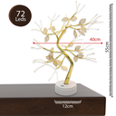 Ver imagem 2 de LUMINARIA DE MESA DECORATIVA MODELO ARVORE DUBAI 72LEDS