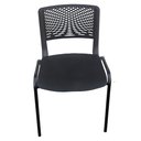 Ver imagem 1 de Cadeira De Escritório Fixa Empilhável Verona Preta