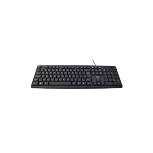Teclado com Fio Tf300 Design Slim Conexao Usb Cabo de 150cm Resistente Agua Preto Tc065