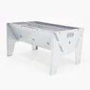 Ver imagem 1 de Churrasqueira Galvanizada Desmontável Cinza